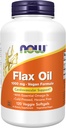 NOW Foods Supplements, Flax Oil 1000 mg with Essential Omega-3s, Cold Pressed, Hexane Free, Vegan Formula, 120 Veg Softgels