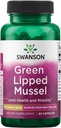 Swanson Green Lipped Mussel (Freeze-Dried) - New Zealand Joint Health & Mobility Supplement - Φυσική Φόρμουλα Μπορεί να υποστηρίξει την καρδιακή υγεία & Digestive λειτουργία - (60 κάψουλες, 500mg το καθένα)