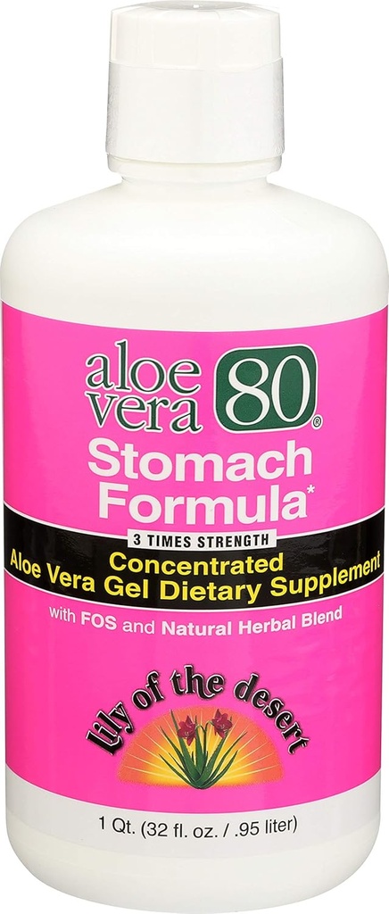 Aloe 80 Organics Φόρμουλα στο στομάχι, 32 ουγγιά