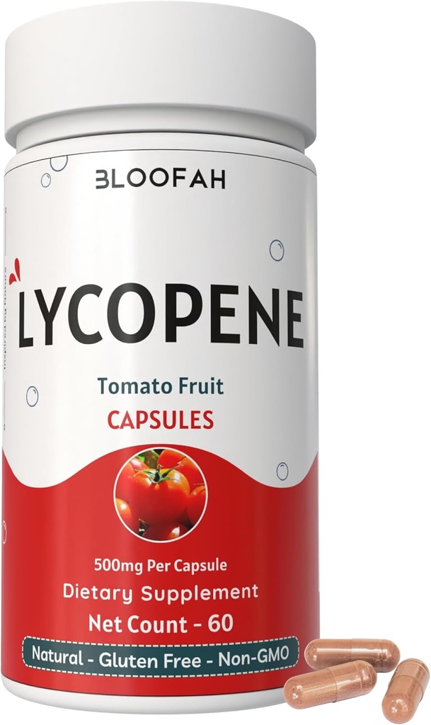 Tomato Powder (Lycopene) Κάψουλες 500mg - 60 Count 