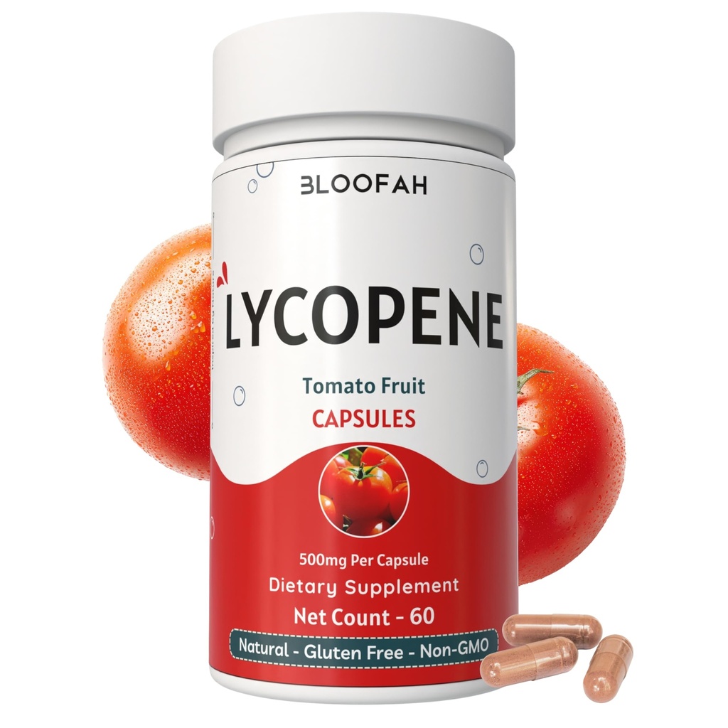 Tomato Powder (Lycopene) Κάψουλες 500mg - 60 Count 