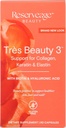 Reservage Nutrition - Tres Beauty 3 - Συμπλήρωμα για την ανάπτυξη των μαλλιών, φροντίδα του δέρματος & φροντίδα των νυχιών - συμπλήρωμα κολλαγόνου με κερατίνη & βιοτίνη - Χωρίς γλουτένη - 90 κάψουλες (30 σερβίτσια)