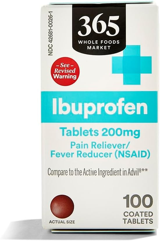 365ισκία Ιβουπροφαίνης 200mg, 100 ct