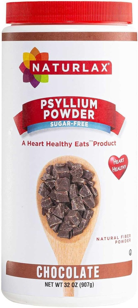 Χωρίς ζάχαρη Psyllium Husk Fiber σκόνη, Σοκολάτα Γεύση 32 oz
