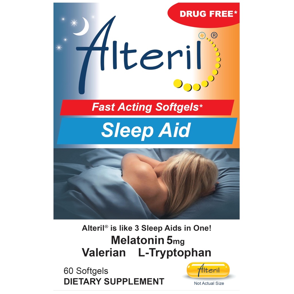 Alteril Φυσική βοήθεια ύπνου μαλακή Gel 60ct
