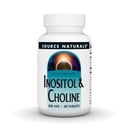 Source Naturals Ινοσιτόλη & Χολίνη 800 mg Υποστηρίζει Υγιεινή λειτουργία νεύρων - 50 δισκία