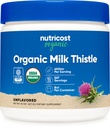 Nutricost Organic Milk Thittle (Silybum Marianum) 8 oz ανά εμπορευματοκιβώτιο (Άγευστο) - Μη ΓΤΟ, Χωρίς γλουτένη