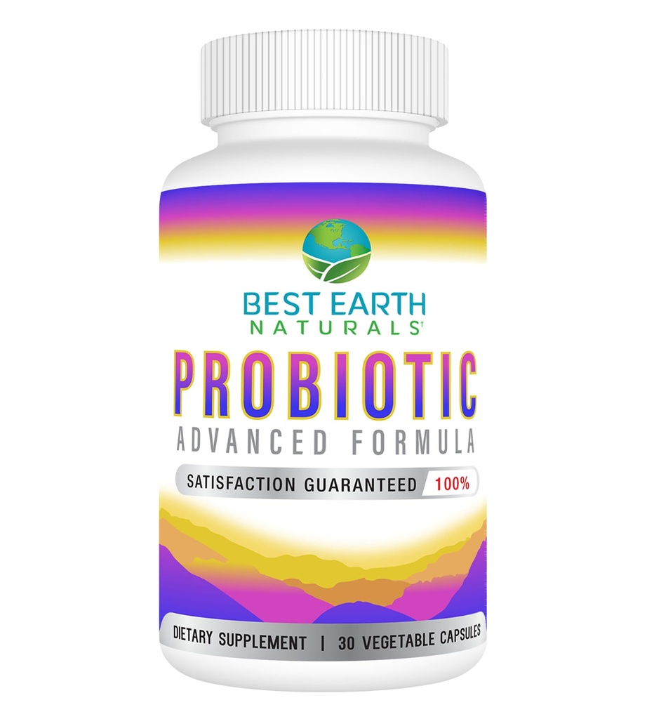 Best Earth Naturals Probiotics Advanced Formula for Women and Men with 5,75 Billion CFU - 30 Κάψουλες (30 Day Supply)