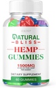Natural Bliss Gummies - Official Formula - Natural Bliss Hemp Gummies Premium Blend NaturalBliss Gummies 25mg Hemp Per Gummy, 1500mg Hemp Per Bottle Advanced Formula Hemp Extract Gummy (60 Gummies)