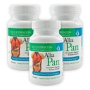 Alka-Pan (3 Pack) Καλύτερη διαδικασία Αλκαλίνη — Φυσικό συμπλήρωμα πέψης — Παγκρεατικά ένζυμα με αντιοξειδωτικά-Rich Superfoods & Digestive Βότανα