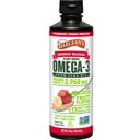 Vegan Omega 3 6 9 Flaxseed Oil Liquid Supplement, Φράουλα Μπανάνα Smoothie, Λάδι λιναρόσπορου με 2,968 mg ALA Λιπαρά οξέα, μη ΓΤΟ και Χωρίς γλουτένη, 16 oz