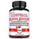 Satoomi 7in1 Cortisol Supplement - Magnesium Glycinate with Ashwagandha, Magnesium Glycinate and Citrate - Mood & Rest Well & Resilience - 90 Capsules for 45 Days
