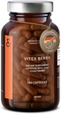 Vitex Berry - Premium Chasteberry 4:1 Extract (Vitex Agnus Castus) - Εμμηνόπαυση & Υποστήριξη PMS - Ισορροπία ορμονών για γυναίκες - 180 κάψουλες - 6 Μήνες Προμήθεια - Κατασκευάζεται στη Γερμανία