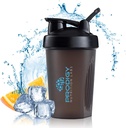 Prodigy Nutrition Labs Premium Shaker μπουκάλι Ιδανικό για πρωτεϊνικές ανακινήσεις και προ προπόνηση - 14 ουγγιά (μαύρο)