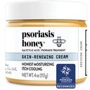 PSORIASIS HONEY Skin-Renewing Cream - Κρέμα Έκζεμα & Σμηγματορροϊκής Δερματίτιδας - Θεραπεία Ψωρίασης για το δέρμα, την ερυθρότητα και την αλοιφή (4oz)