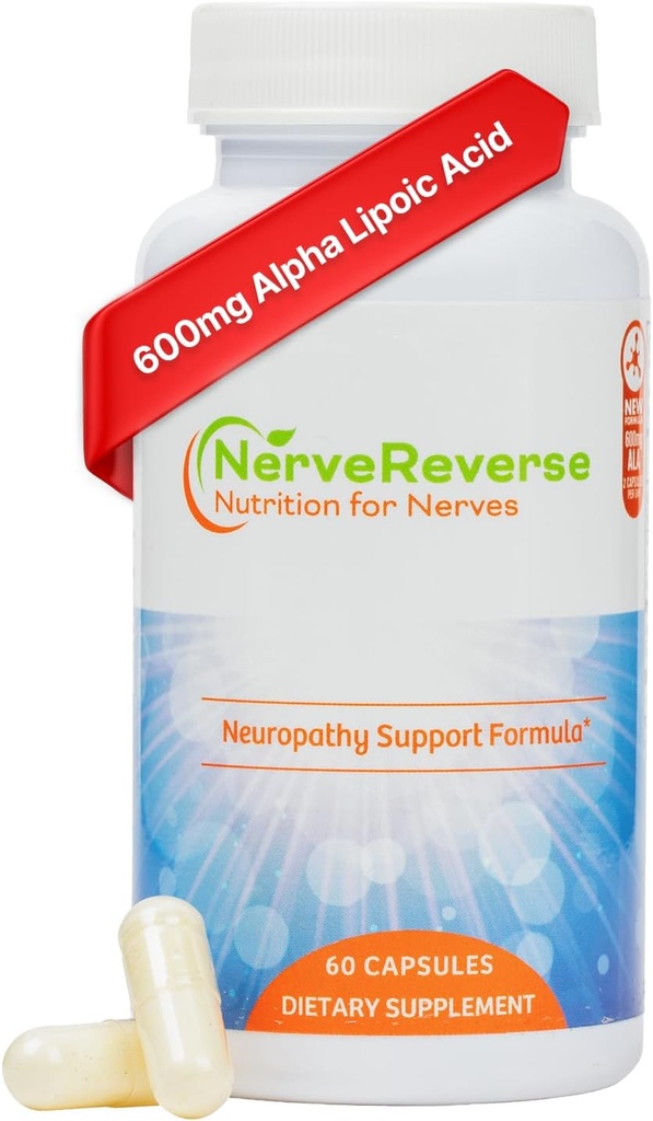 NerveReverse Neuropathy Υποστήριξη Κάψουλες - 3 Pack (3 Μπουκάλια) - 90 Ημέρα προσφοράς
