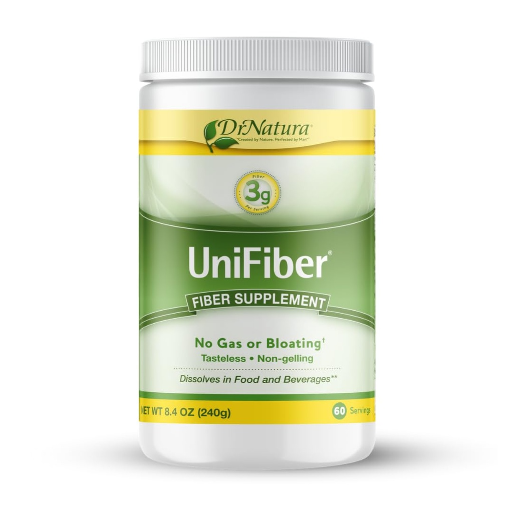 Dr. Natura® Unifiber, Φυσικό συμπλήρωμα ινών, 8.4-Ounce