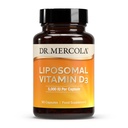 Dr. Mercola Liposomal Vitamin D3 - Υποστηρίζει την καρδιά, τα οστά και την ανοσοποιητική υγεία - 5.000 IU ανά υπηρεσία - Μη-ΓΤΟ, χωρίς σόγια και χωρίς γλουτένη - 90 κάψουλες (90 εξυπηρετούν)