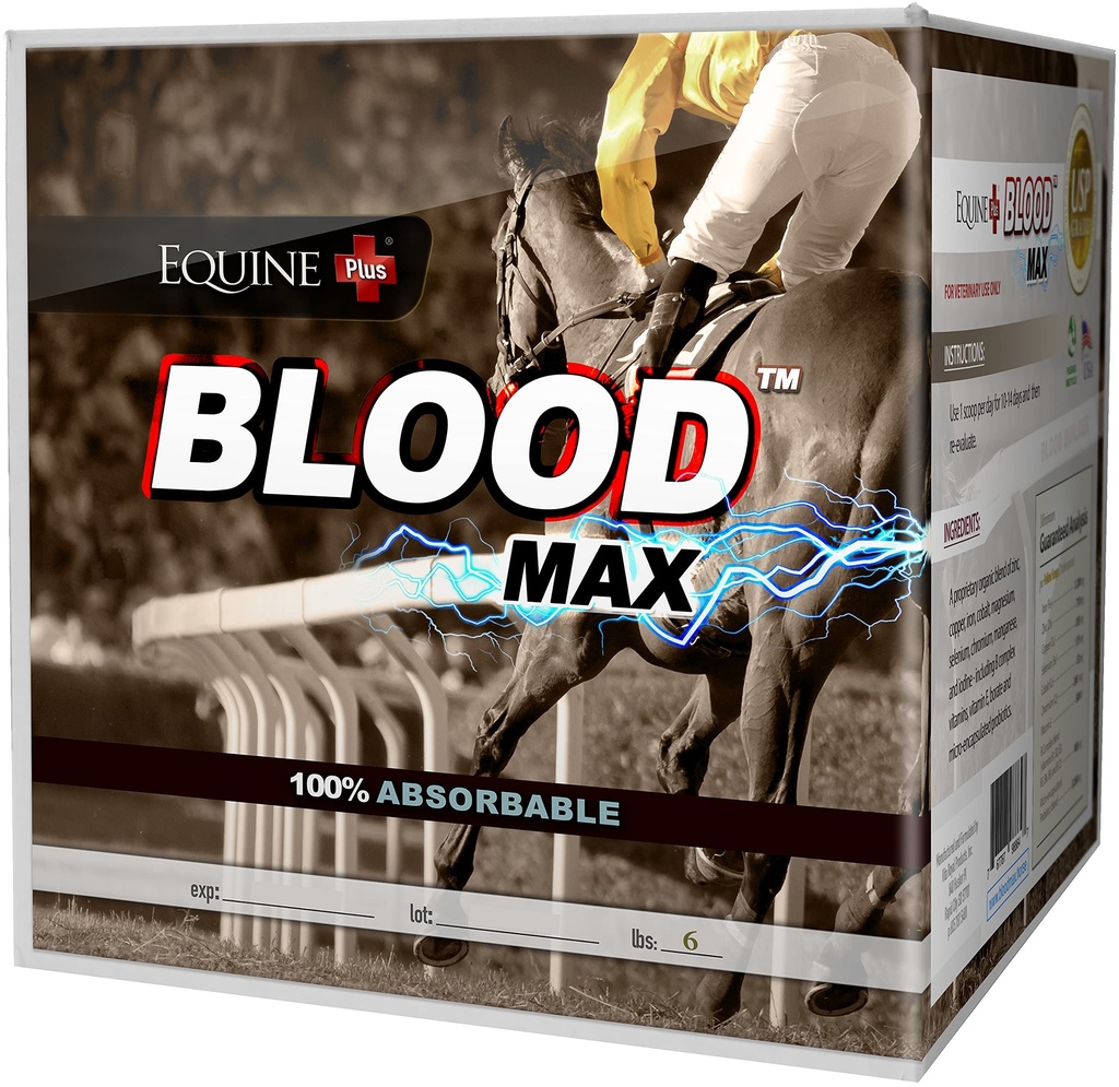 (6 λίβρες.) - Απόδοση Red Blood Cell Health Builder για άλογα - 100% απορροφήσιμο σίδηρο, χαλκό, ψευδάργυρος & B Complex Βιταμίνες