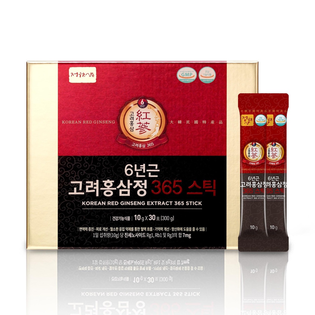 6 Χρόνια Κόκκινο Ginseng 365 Stick