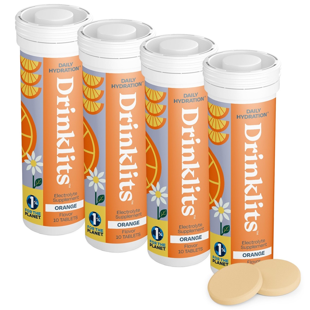 Ποτά Orange Daily Electrolyte Hydration Tablets (4) Tube Bundle 