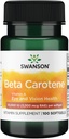Swanson Beta-Carotene (Vitamin A) Δέρμα ανοσοποιητικό σύστημα Υγεία Αντιοξειδωτικό υποστήριξη 10000 Iu (3000 mcg) 100 Softgels