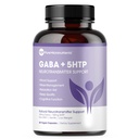 Αμιγής 5-HTP (5-υδροξυθρυπτοφάνη) Plus συμπλήρωμα GABA - για τον ύπνο, Mood & Strress Management - 60 Veggie Caps