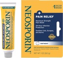 Neosporin + Maximum-Strength Triple Antibiotic Ointment with Pain Relief, Dual Action First Aid Wound Care, No-Sting Formula with Pramoxine HCl, Bacitracin Zinc, 1 oz Single Tube