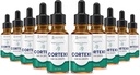 (10 πακέτο) Cortexi αυτιών σταγόνες Cortexi Υγιεινή Eardrum Oil υποστηρίζει υγιή αυτιά Premium μείγμα αιθέριων ελαίων 10 μπουκάλια