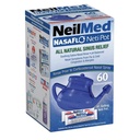 NeilMed NasaFlo Άθραυστο Neti Pot με 60 προμιγμένα πακέτα