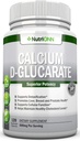 Ασβέστιο D-Glucarate - 500mg - 120 κάψουλες λαχανικών - Superior Potency to Support Cleansing Processes, Οιστρογόνο Μεταβολισμός & Ορμονική Ισορροπία - Βοηθά με Prostate, Breast & Colon Health
