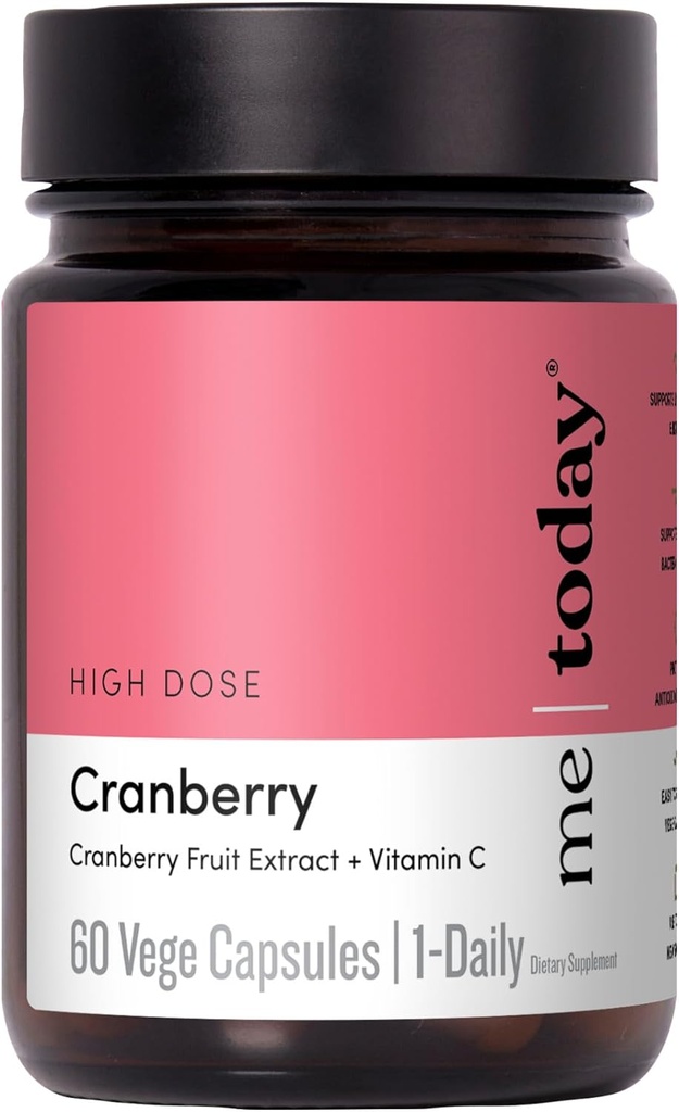 I today Cranberry 30.000mg με Βιταμίνη C – Υποστήριξη για την υγεία των ουροφόρων οδών, ανοσοενίσχυση, συμπλήρωμα Vegan– Χάπια υψηλής ισχύος Cranberry για γυναίκες και άνδρες, 60 Services