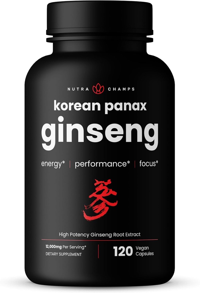 NutraChamps Korean Red Panax Ginseng Κάψουλες 