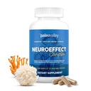 Paleovalley NeuroEffect - Neuro Mushroom καφέ συμπλήρωμα διατροφής για την εστίαση, τη μνήμη, και την ενεργειακή υποστήριξη - 28-Ημέρα προσφοράς - 8 πλήρους φάσματος Mushroom και πλήρη εκχυλίσματα φρούτων καφέ