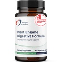 Designs for Health Plant Enzyme Digestive Formula - Vegetarian Digestive Enzymes Supplement - Gut Support with Hemicellulase, Protease + More - May Support Occasional Gas + Bloating (90 Capsules)