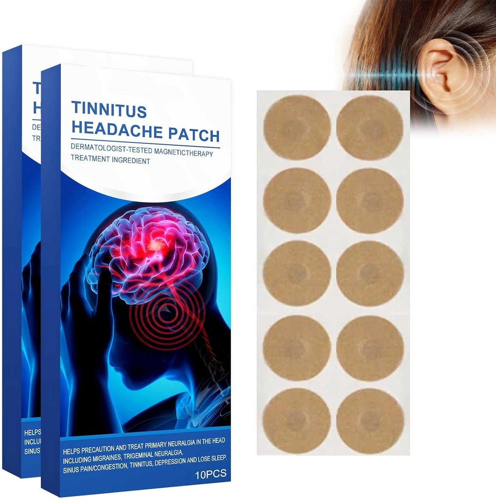 Εμβοές Patches 20 PCs, Ear Patches για Εμβοές, Ear Patch, Ακουστικό Weaken, Ichy Ears/Non-Woven Fabric Patch (20PCS)