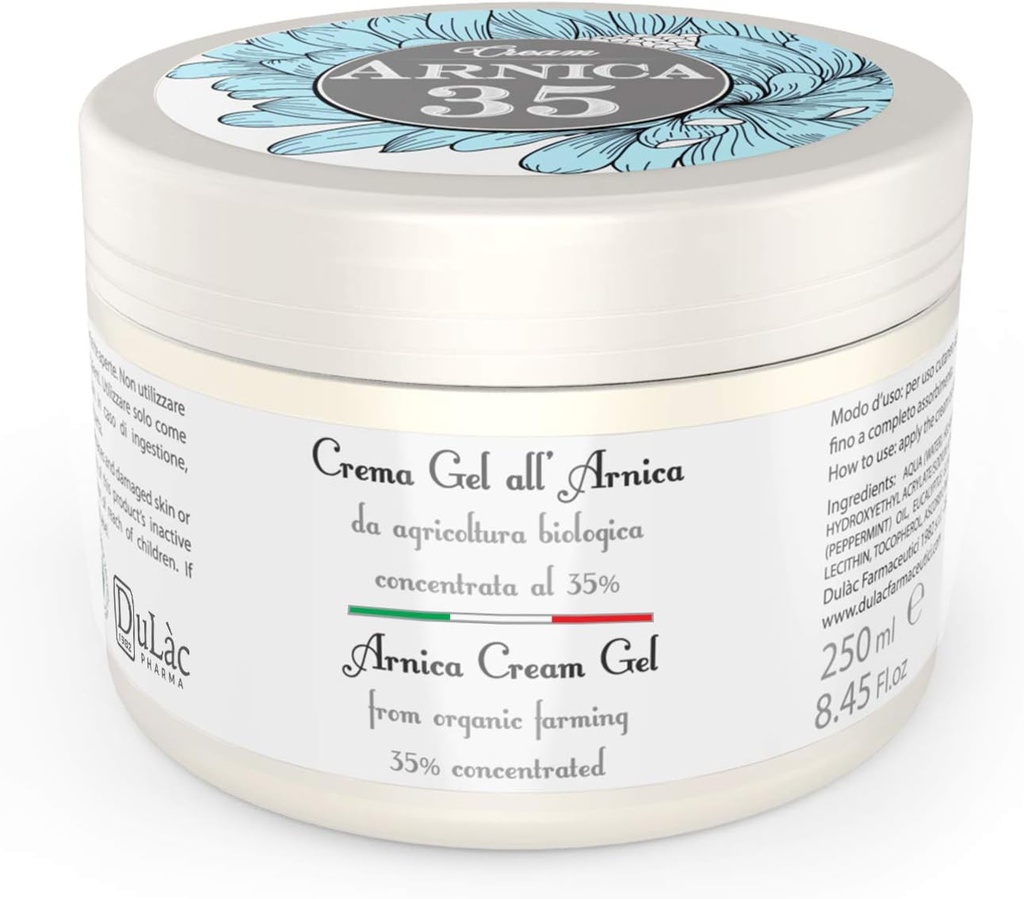 Dulàc - Arnica Cream 8.45 Fl Oz Πλούσιο σε οργανικά εκχυλίσματα Arnica Montana, Arnica κρέμα μελανιού Επιπλέον δύναμη Επίσης Ιδανικό για μυών και αρθρώσεων ανακούφιση, οίδημα και έκκριση