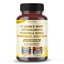 St. John's Wort Ashwagandha Rhodiola Rosea Χαμομήλι - Κατασκευασμένο στις ΗΠΑ