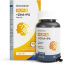 Phosphatidylserine 120mg Omega 3 DHA 60 Softgels με Huperzine A για την υγεία και γνωστική υποστήριξη ηλικιωμένων παιδιών - Βελτίωση της λειτουργίας του εγκεφάλου Phosphatidylserine με DHA