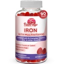 Iron Gummies: Νέα Formula 20 mg Iron per Serving Plus Vitamin C, Zinc, B Complex. Iron Gummies για γυναίκες και άνδρες. Συμπλήρωμα αναιμίας για τη Κόπωση, προγεννητική εγκυμοσύνη- Vegan, Kosher- 90 Ct