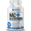 Advanced Complex-NAC Supplement (N-Acetyl L-Cysteine) 600mg με L-Glutathione 500mg και εκχύλισμα γαϊδουράγκαθου γάλακτος-Pont Antioxidant-Immune Function Υποστήριξη αναπνευστικής υγείας-Promotes Liver Kidney Detox