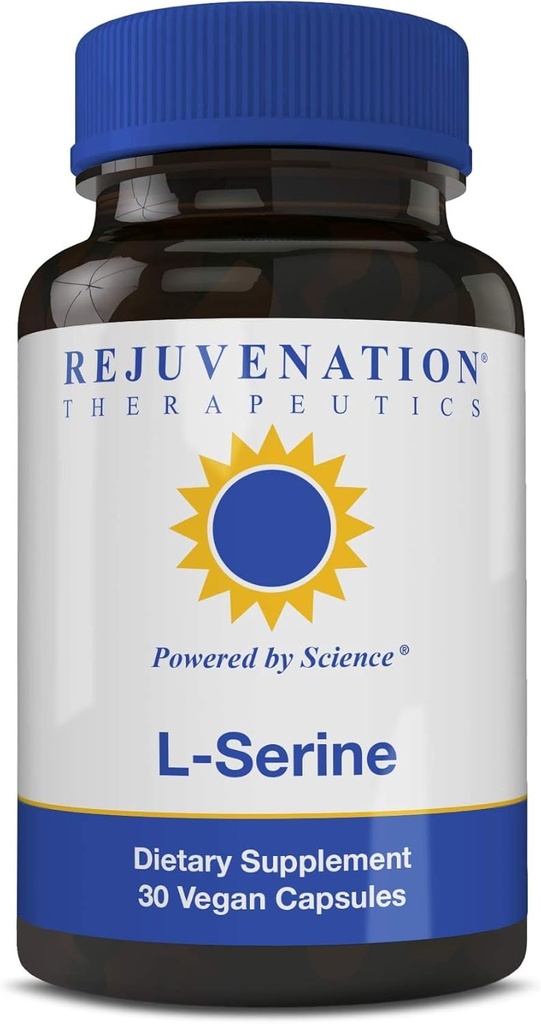 Θεραπευτικά Αναζωογόνησης L-Serine 500 mg, 30 Κάψουλες Vegan - Μη ΓΤΟ, Χωρίς Ρύζι, Χωρίς Γλουτένη