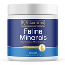 Rx Vitamins Feline Minerals - Ταυρίνη για την υγεία της καρδιάς της γάτας - Ασβέστιο για το κοινό συμπλήρωμα - Ανοσοποιητική υποστήριξη για γάτες με μαγνήσιο & κάλιο - Συμπλήρωμα δέρματος και παλτό - 8oz