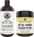 Left Coast Performance 32oz Premium MCT Oil και 16oz Vanilla MCT + σκόνη κολλαγόνου