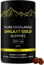 Shilajit Gummies | Alpha Gummies for Men | Lab Tested I No Added Sugar | Ashwagandha, Gokshura | Fulvic Acid & 85+ Trace Minerals for Men, Women | Non-GMO | 60 Gummy