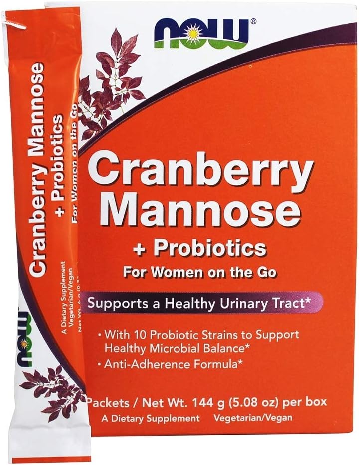 Τώρα τρόφιμα Mannose Probiotic Cranberry, 24 CT