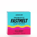 AdvoCare Probiotic Fastmelt - Premium συμπλήρωμα διατροφής για το έντερο, ανοσοποιητικό σύστημα και την υποστήριξη της υγείας της καρδιάς* - Wild Berry, 30 Stick συσκευασίες