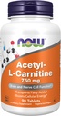 NOW Τρόφιμα Acetyl- L- Καρνιτίνη 750 mg - 90 δισκία