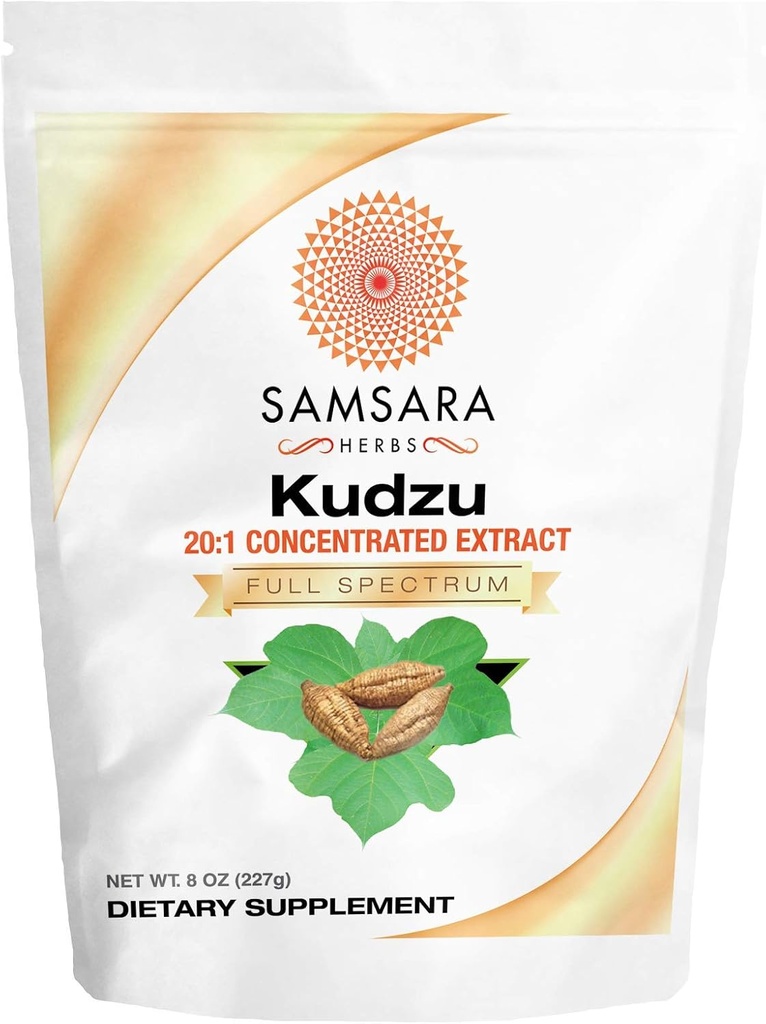 Samsara Herbs Kudzu Root Extract σκόνη (8oz/227g) 20:1 συμπυκνωμένο εκχύλισμα