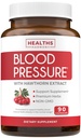 Συμπλήρωμα υποστήριξης πίεσης αίματος (NON-GMO) Premium Φυσικά Βότανα, Βιταμίνες & μούρα - Υψηλή Δοσολογία του εκχύλισμα καρπού Hawthorn – Υποστηρίζει τα επίπεδα πίεσης αίματος ήδη στο κανονικό εύρος – 90 κάψουλες